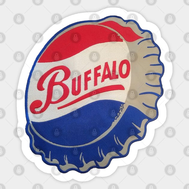 Vintage Buffalo Bison Logo Sticker by DirtyD